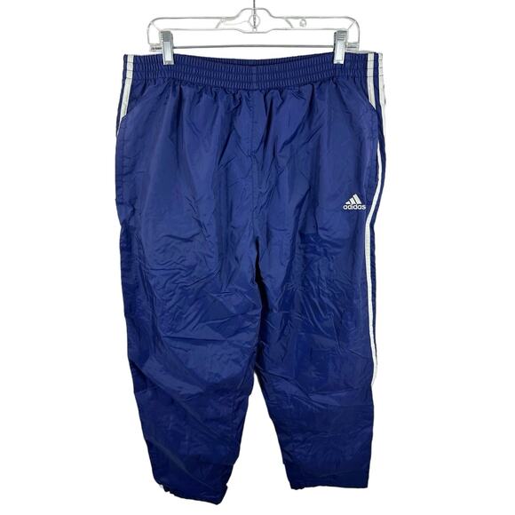 adidas Other - Vintage Y2K Adidas Blue BreakAway Lined Track Pants Size XL